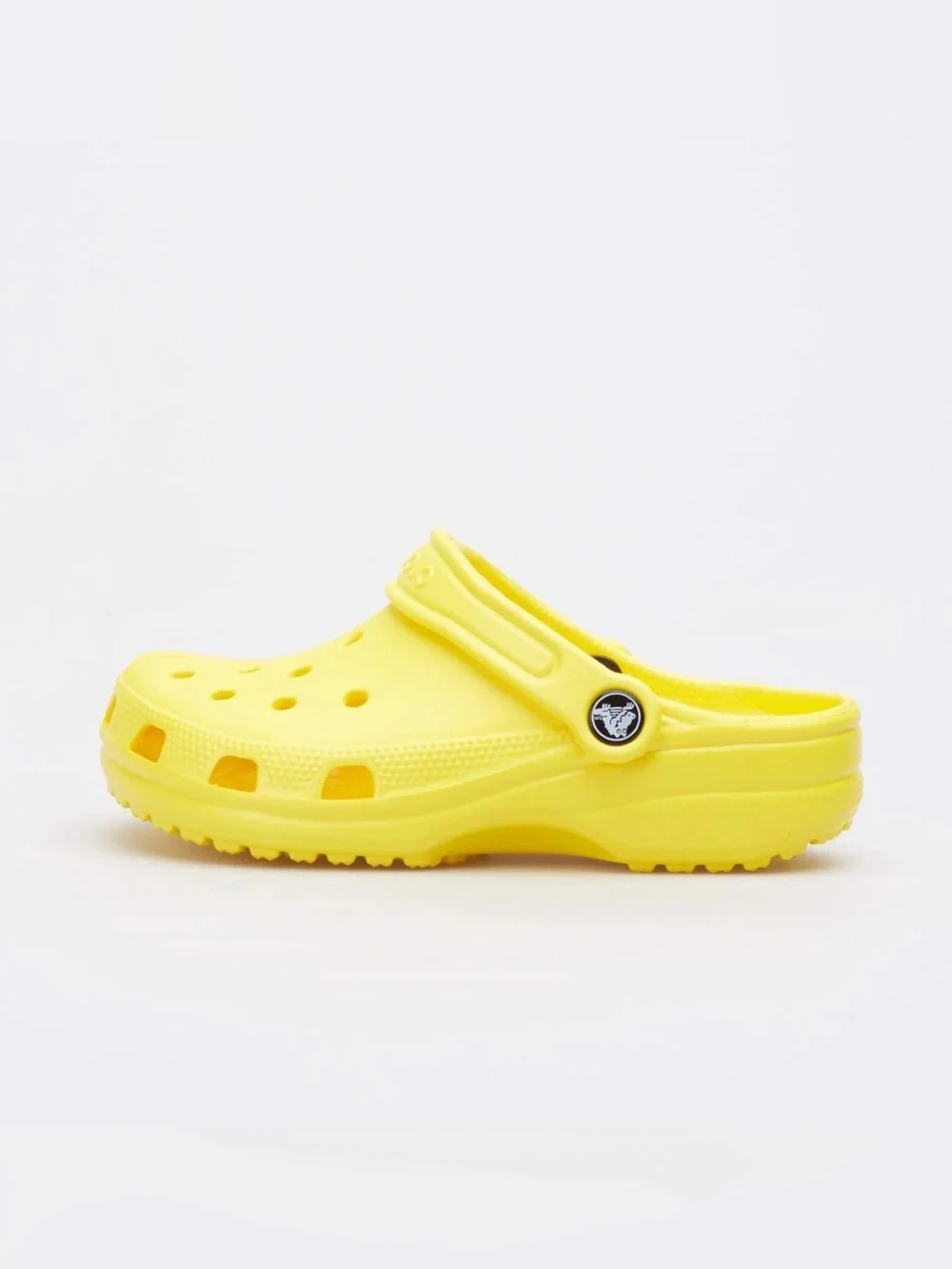 Crocs Kids Classic Clog Lemon Lightweight Heel Strap Shoe Size C7 Water-Friendly